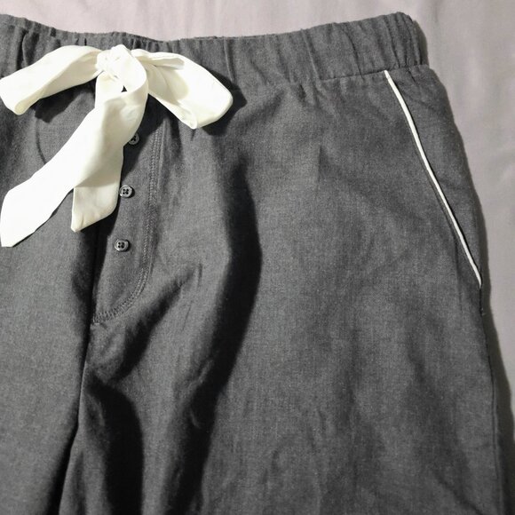 American Tall Pajama Pants Gray Wide Leg Drawstring Lounge Wear Size Large Tall - Picture 8 of 12